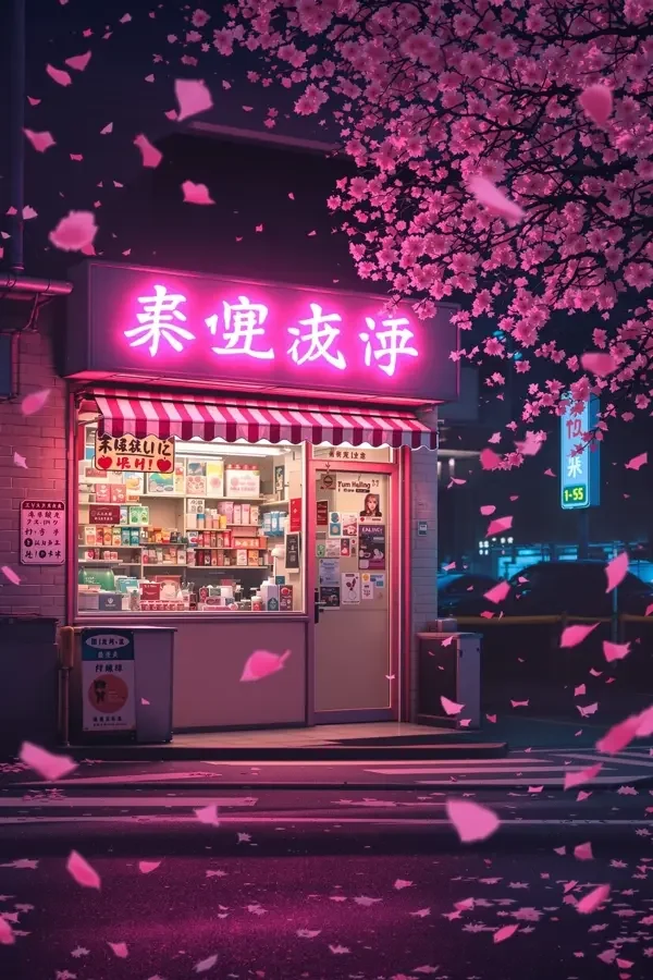 夜樱便利店 - 奇优手机影院高清海报